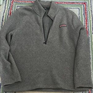 Men's Gray Fleece Sweater